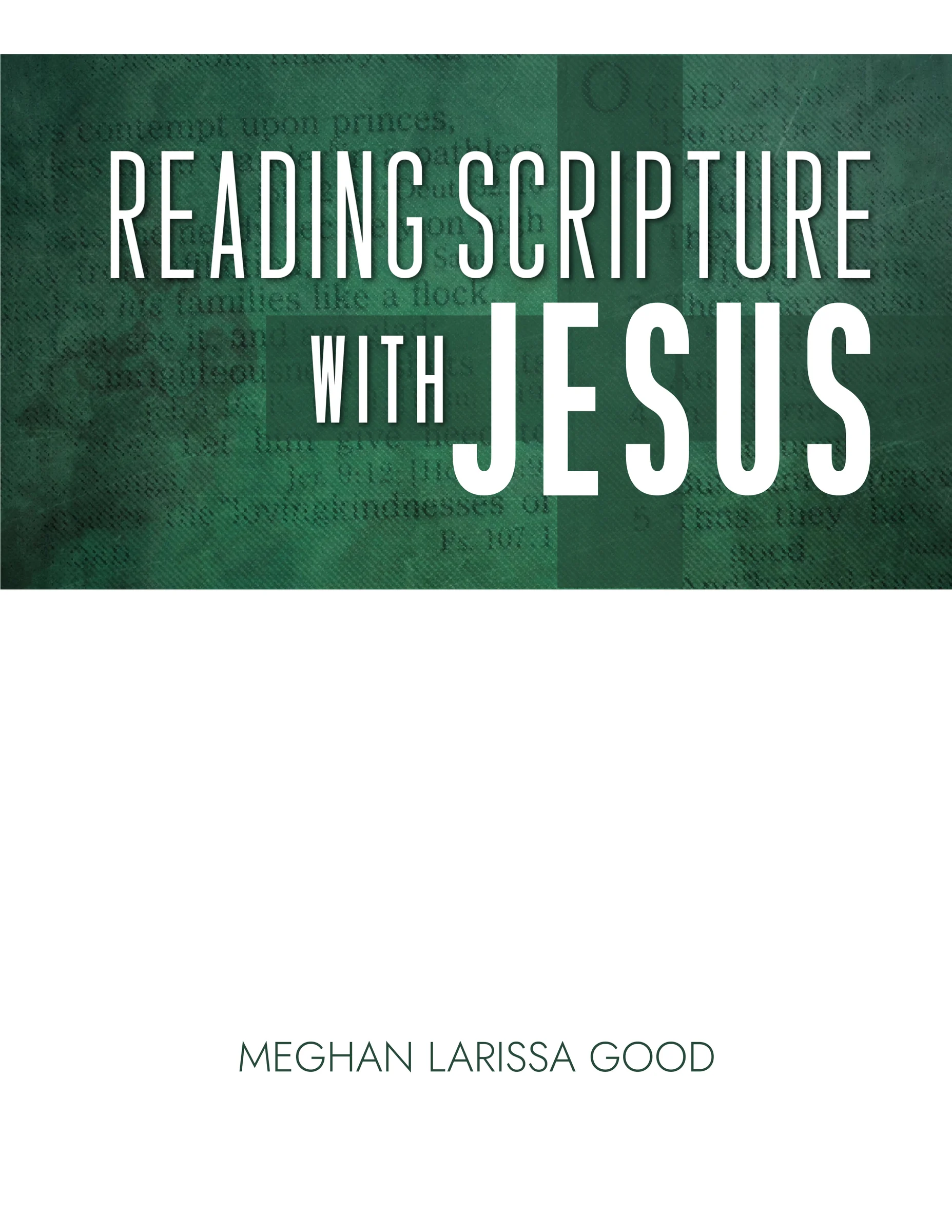 Reading Scripture with Jesus